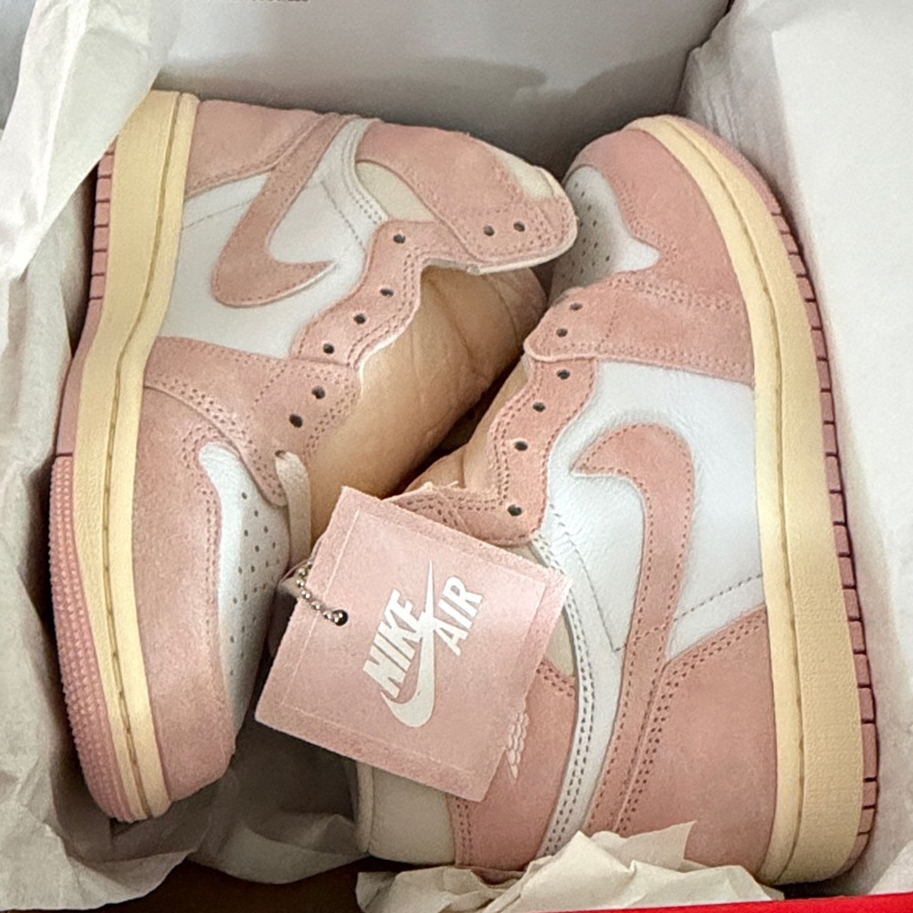 Nike Air Women's Blush Pink and Cream Sneakers